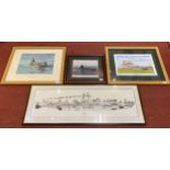 Four various maritime related prints including ‘Secret Operation’ after Robert Taylor, limited