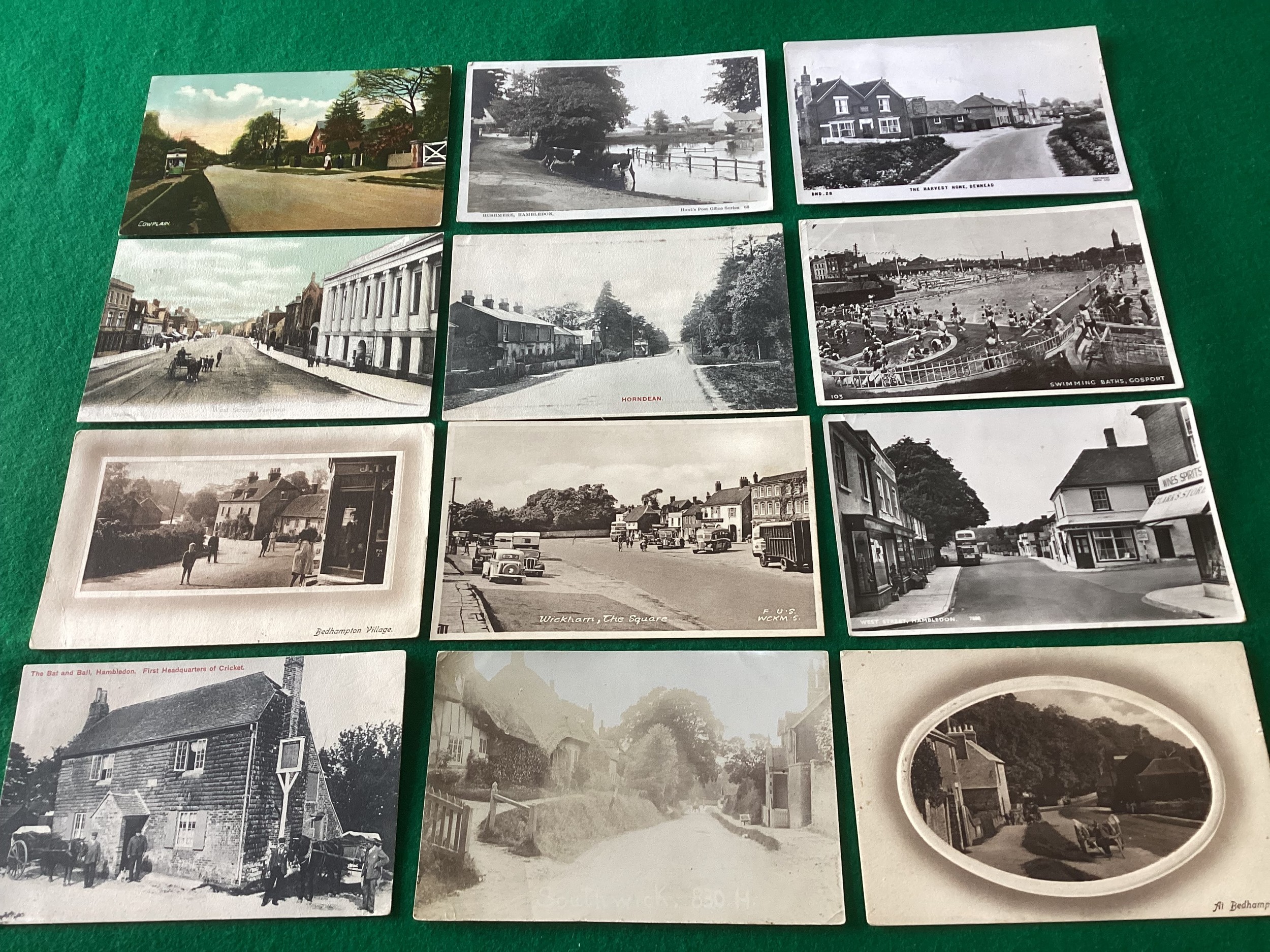 Some 80 standard sized postcards, a few of Portsmouth – but mainly the surrounding area, including - Image 3 of 4