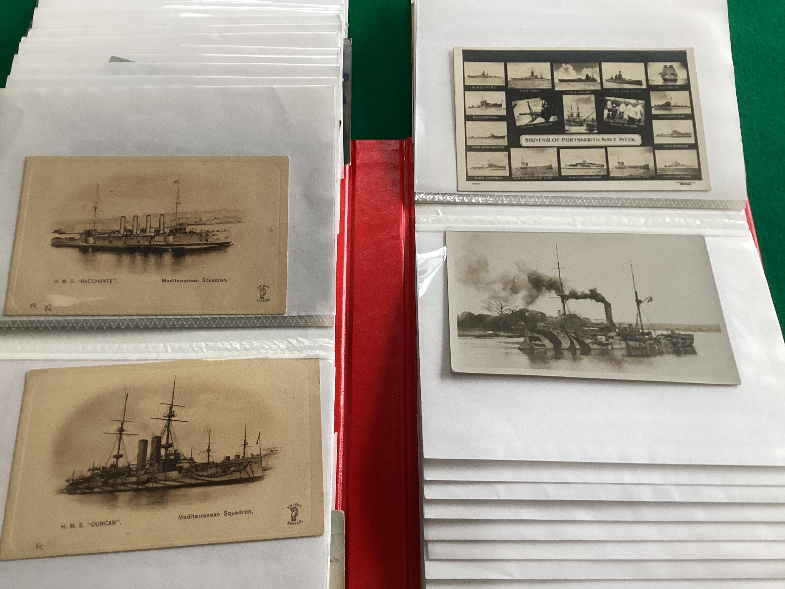 Two modern albums containing around 146 postcards, photographs and reproduction images mainly of a - Image 4 of 5