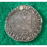A hammered Spanish silver Real of King Charles I of Spain with a decent legend and good detail, in