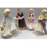 Four Royal Doulton hand-painted figurines, to include Florence Nightingale, HN3144, limited