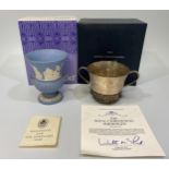 A Stuart Devlin for Franklin Mint silver Royal Christening Porringer, made to commemorate the