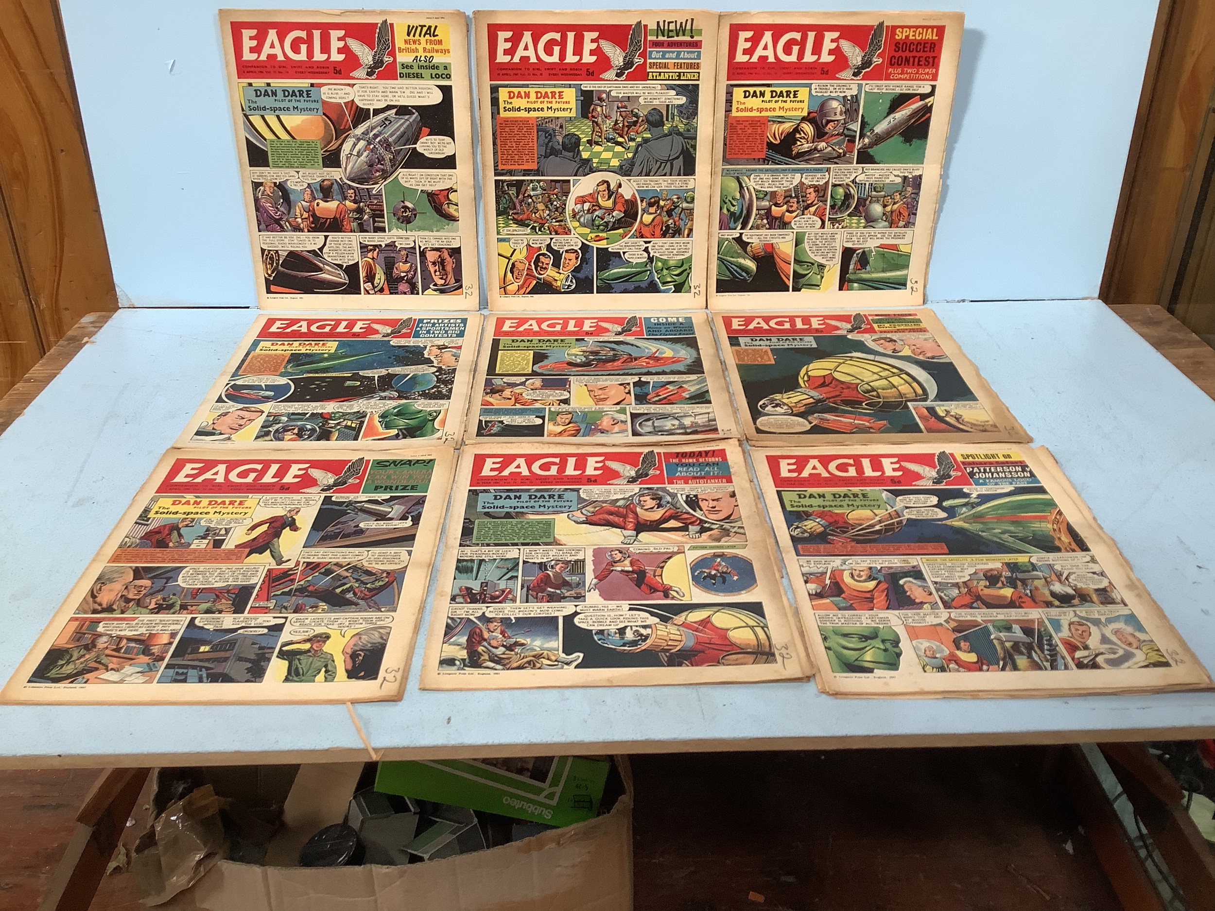 A very large quantity of Dan Dare Eagle comics from the 1950s / 1960s including some full runs, - Image 2 of 3