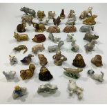 Approximately 40 Wade Whimsies porcelain animal figures