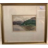 Manner of Joseph Thors (fl.1863 - 1884) Four small landscape and seascape sketches, unsigned,