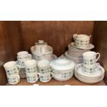 A Royal Doulton ‘Tapestry’ pattern part tea and dinner service, comprising approximately 60