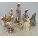 Two Lladro porcelain figures ‘An Elegant Touch no. 6862’ and ‘My Sweet Princess no. 6973’,