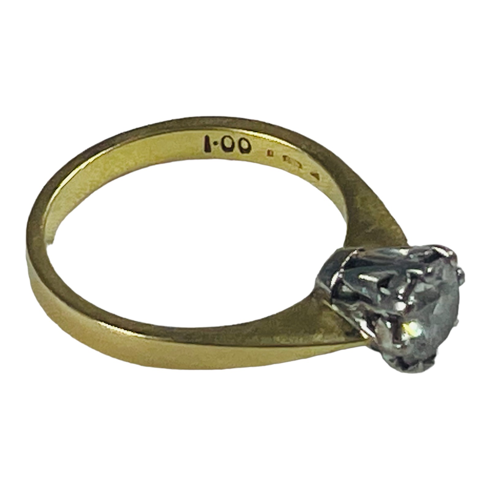 An 18ct gold solitaire diamond ring, the round brilliant cut diamond estimated J colour, SI2 - Image 3 of 6