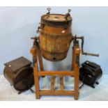 A large Imperial Size C, butter churn with applied maker’s plaque ‘Melotte Separator Bristol Sales