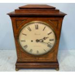 A William IV Brass-Inlaid Rosewood Bracket Clock, by (Elizabeth) Stroud, of Pentonville, the eight-