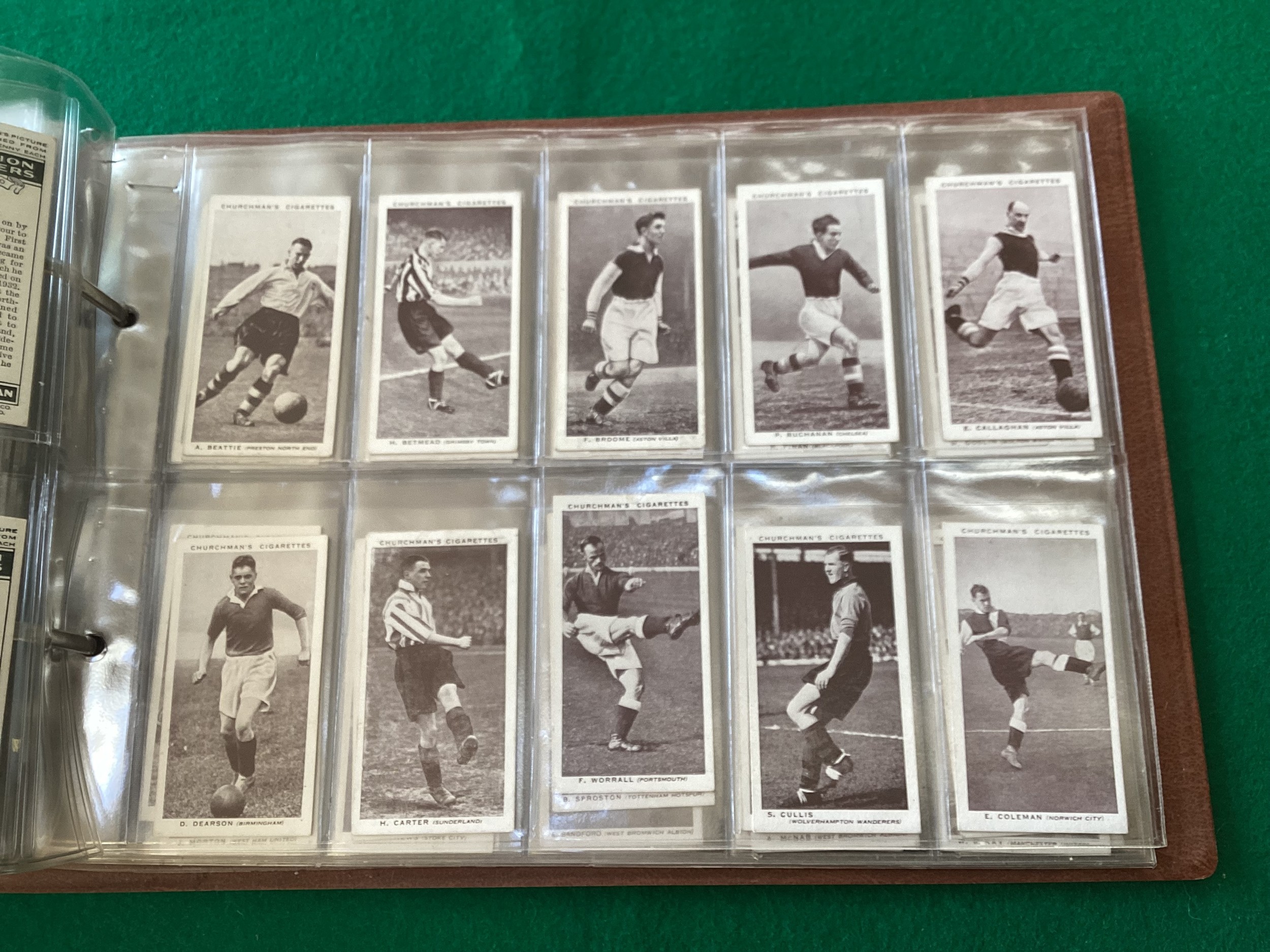 A selection of cigarette cards – with sport featuring strongly – in an album and a tin; 28 Bells - Image 5 of 8