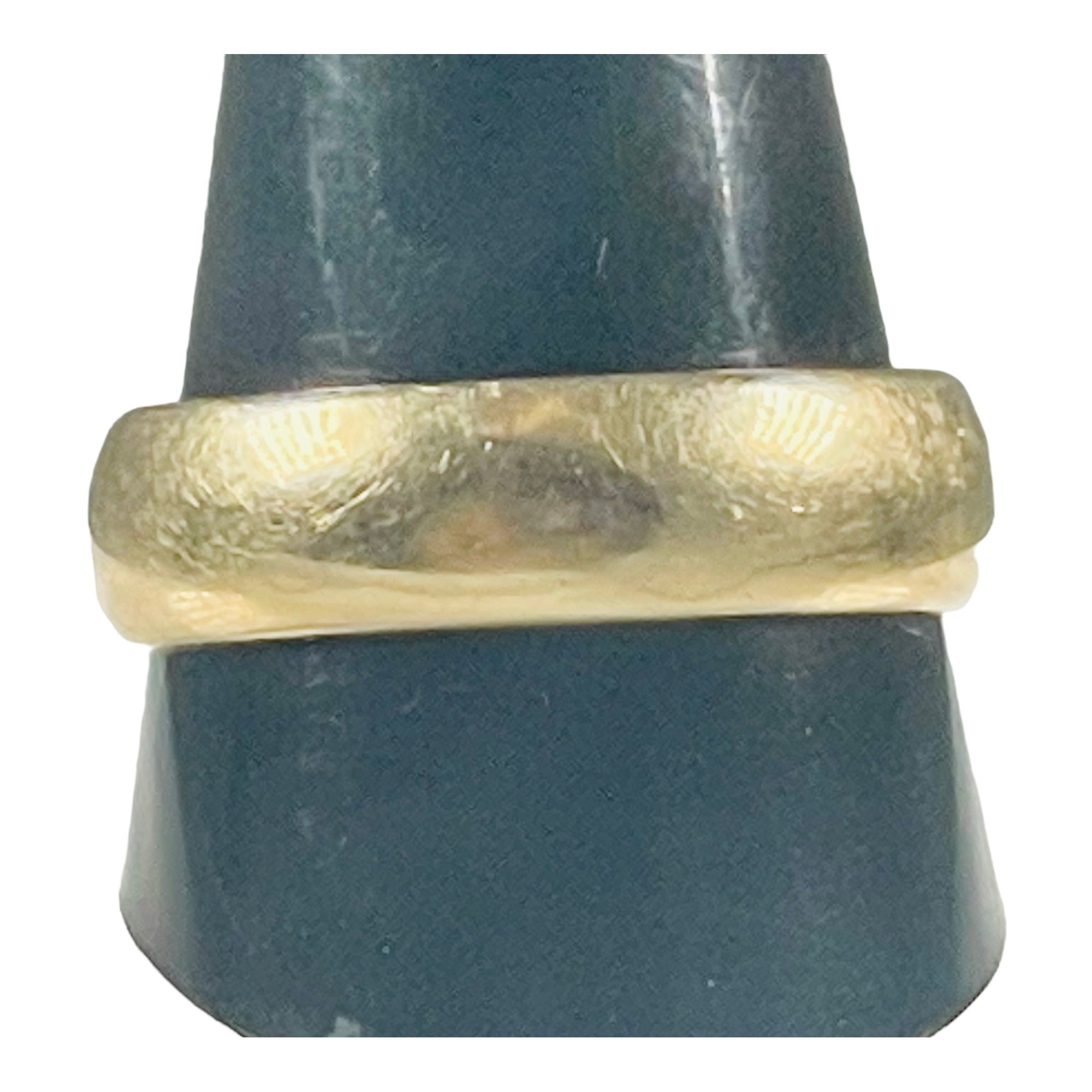 A 9ct yellow gold wedding ring, 7mm, weighs 7.5 grams, finger size Z. - Image 2 of 2