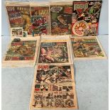 An interesting collection of 25 various Dan Dare comic book storyboards together with rough sketches