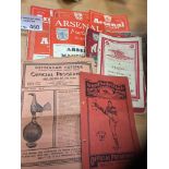 Football : Arsenal home programmes 1938-1950s (33)