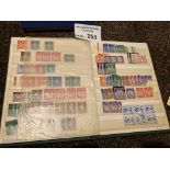 Stamps : GB stock books x2 from QV penny reds to Q
