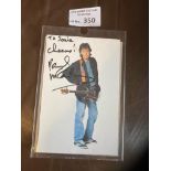 Records : PAUL McCARTNEY autograph on photo card 7