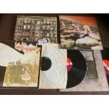 Records : LED ZEPPELIN (4) albums inc LZ II & III