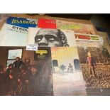Records : Rock x9 US band LPs on US/UK labels orig