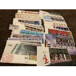 Stamps : GB FDCs - Smiler sheets - on first day co