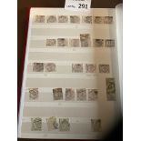 Stamps : Queen Victoria album of GB stamps inc 3x