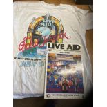 Records : Live Aid 1985 - original programme & T-s