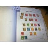 Stamps : USA imported Davo album - well filled all