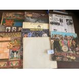 Records : Collection of albums inc Beatles - White