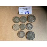 Collectables : Coins - GB silver coins incl 1896 &