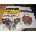 Records : Beatles (2), Santana (2), Hollies, Jools