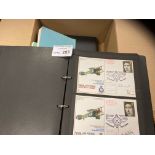 Stamps : RAF Museum covers in 3 binders includes s