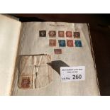 Stamps : World collection in heavy old simplex album