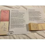 Speedway : Autograph books x2 great lot of signat