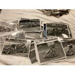 Speedway : Wimbledon photos 7x5 in XXX boxes b/w a