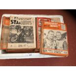 Speedway : Star & News magazines large crate all 1