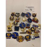 Speedway : Badges Eastbourne - nice batch of 1970s