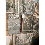 Speedway : A tin of 55 b/w photos mostly 70s - gre