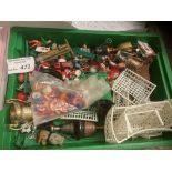 Football : Interesting toy box - includes Subbuteo