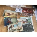 Postcards : Wild West Cowboys & Indians cards nice