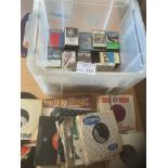 Records : Crate of 7" singles - mix - good names m