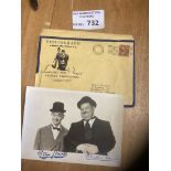 Collectables : Autographs - Laurel & Hardy pre pri