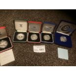 Collectables : Coins - £5 commemorative coins all