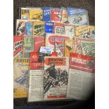 Speedway : Club programme collection 1940s/50s col