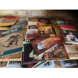 Speedway : Big box of books 1960s onwards - nice l