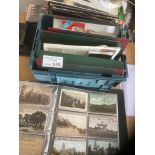 Postcards : Box of mixed cards 100s various vintag