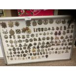 Collectables : Militaria 2 display cabinets of mil