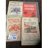 Speedway : Sussex inc Eastbourne 1947, Hastings 19