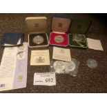 Collectables : Coins - UK commemorative silver pro