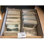 Postcards : Black dealers box - mixed mostly older
