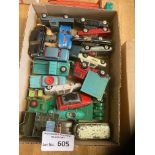 Diecast : Good box of Corgi Toys all play worn - g