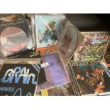 Records : Case of albums rare mixture inc J. Mayal